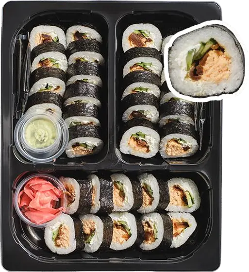 Sushi Box Łosoś Pieczony — zdjęcie poglądowe